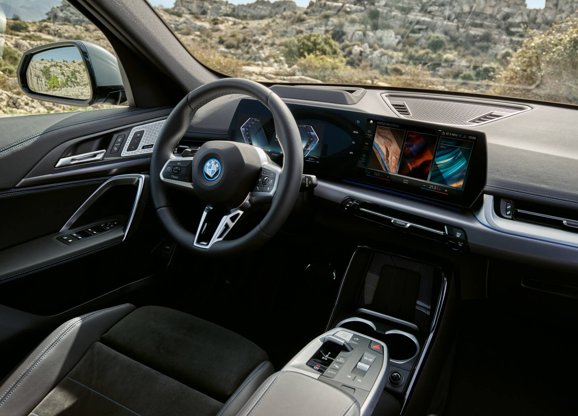 BMW X1 tjänstebil interiör