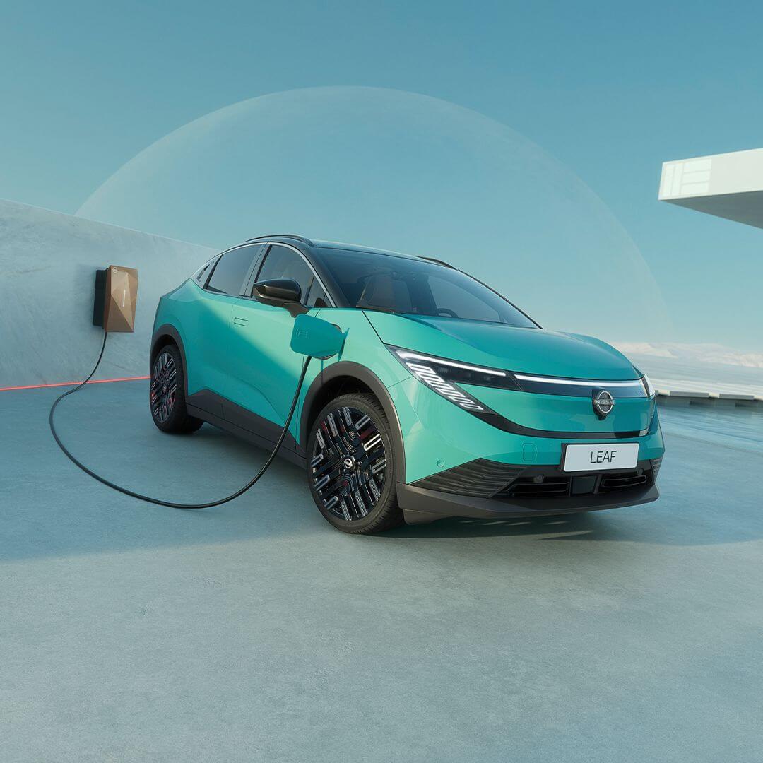 snabbladda Nissan LEAF